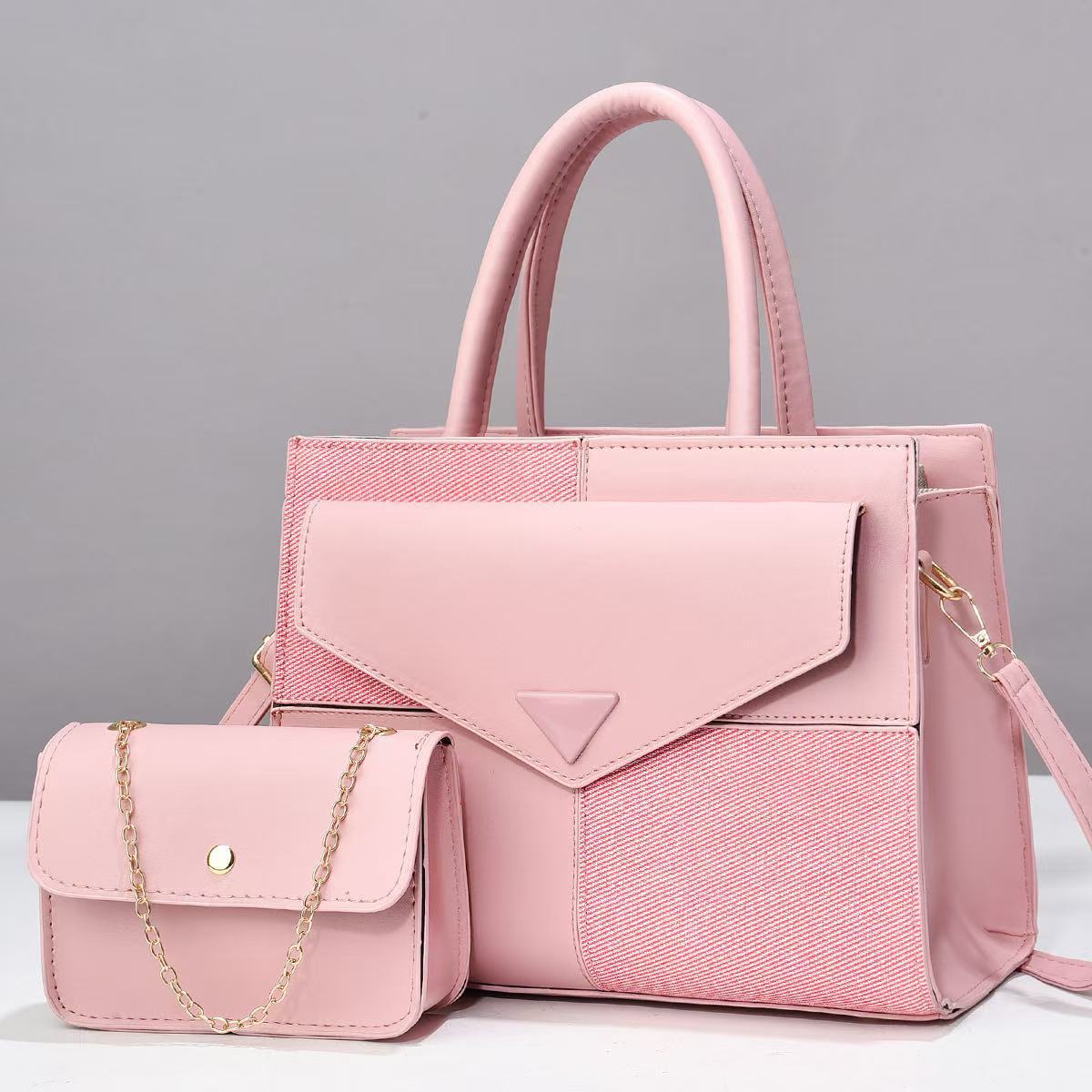 Patchwork Contrast Color Good-looking Light Luxury Women's Shoulder Bag