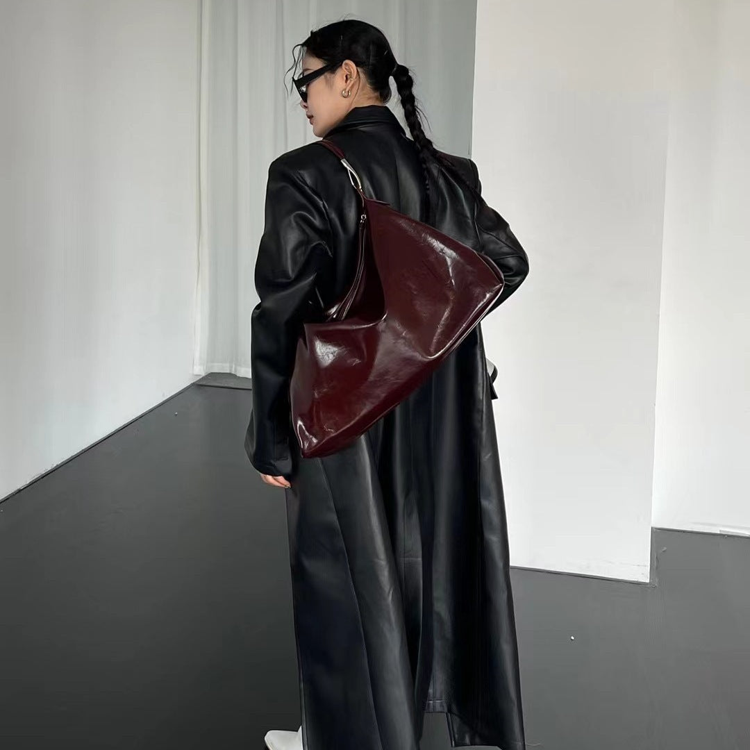 Women's Popular Fashion Soft Surface Cross Body Bucket Bags