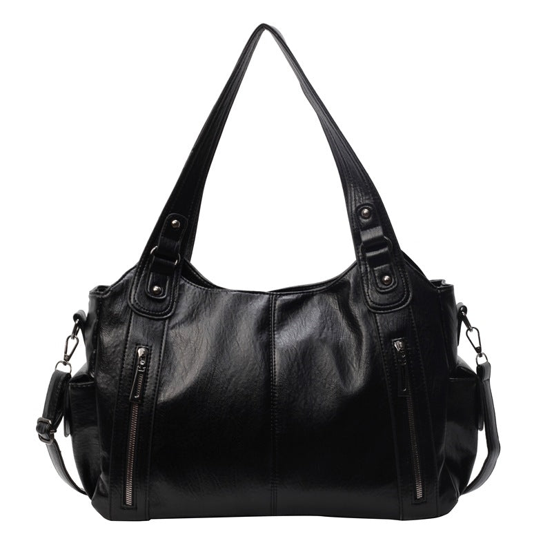 Women's Large Capacity Retro High-grade Fashion Commuter Shoulder Bags