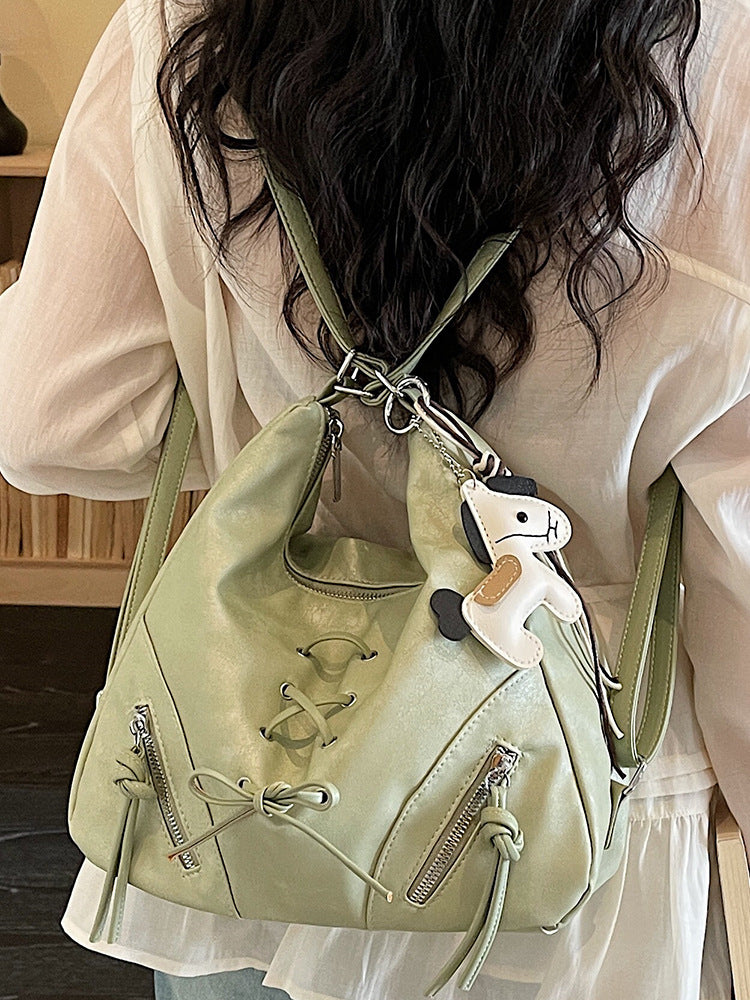 Women's Korean Bowknot Springtide Portable Leisure Tote Bag