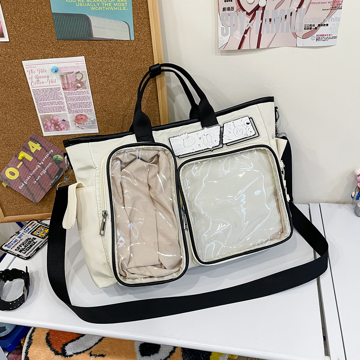 Cute Cartoon Korean Style Junior High Class Large Backpacks