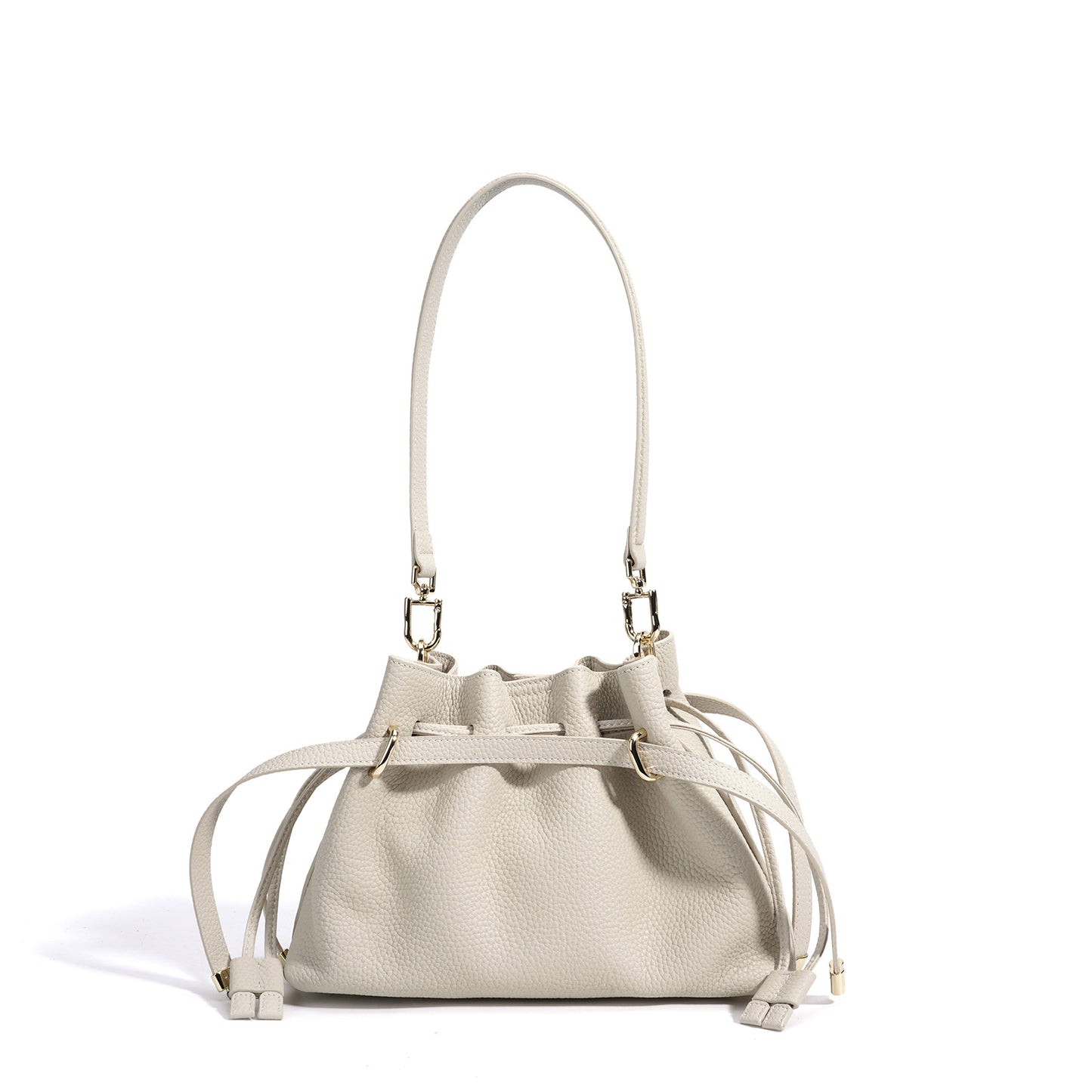 Women's Korean Style Design Exquisite High-grade Lucky Drawstring Classic Shoulder Bags