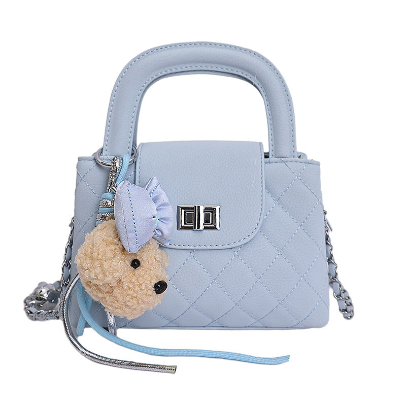 Women's Rhombus Chain Portable Exquisite Versatile Women's Messenger Bag
