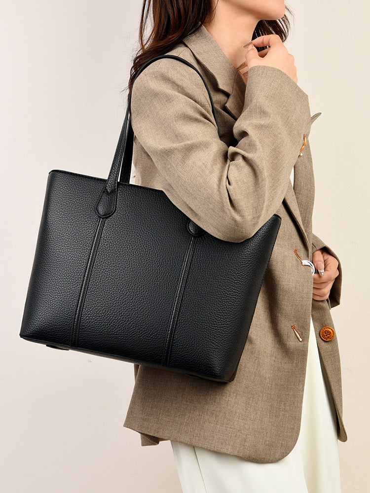 Women's High-grade Large Capacity Genuine Leather Big Bags