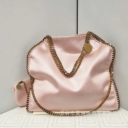 Fashion Folding Bella Large Capacity Three Chain Underarm Women's Messenger Bag