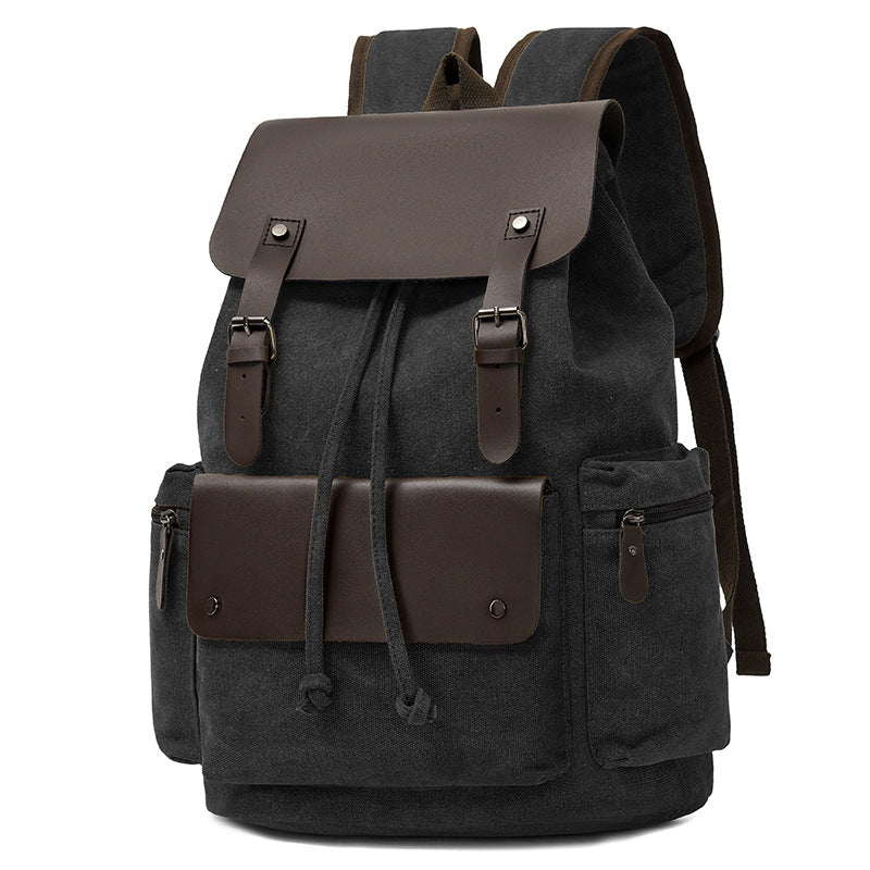 Men's Canvas Sense Fashion Computer Retro Leisure Backpack
