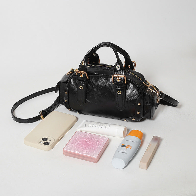 Motorcycle Fashion Commuter Versatile Large Capacity Women's Shoulder Bag