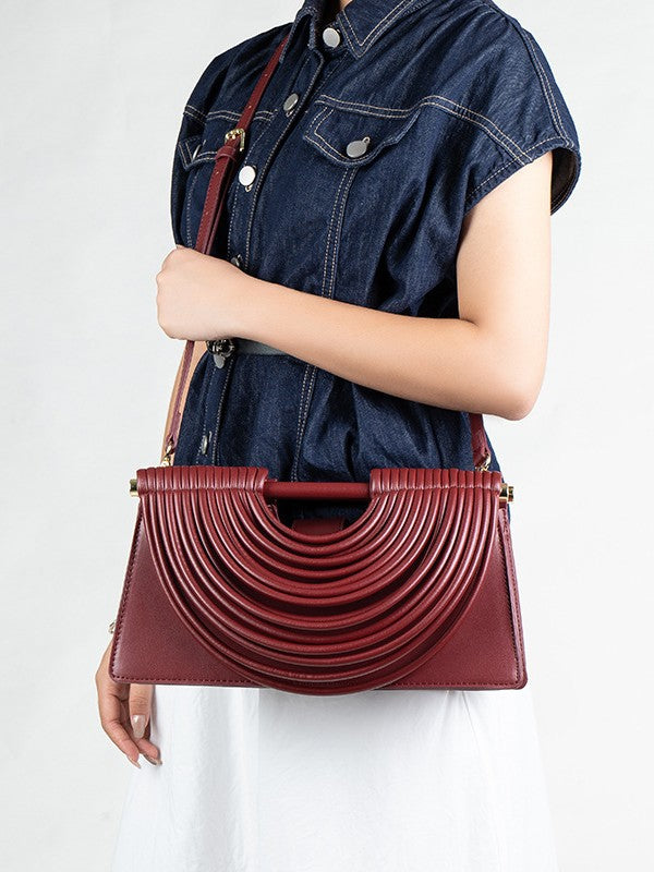 Women's Woven Clutch Fashion Personality Trend High-grade Small Square Bags