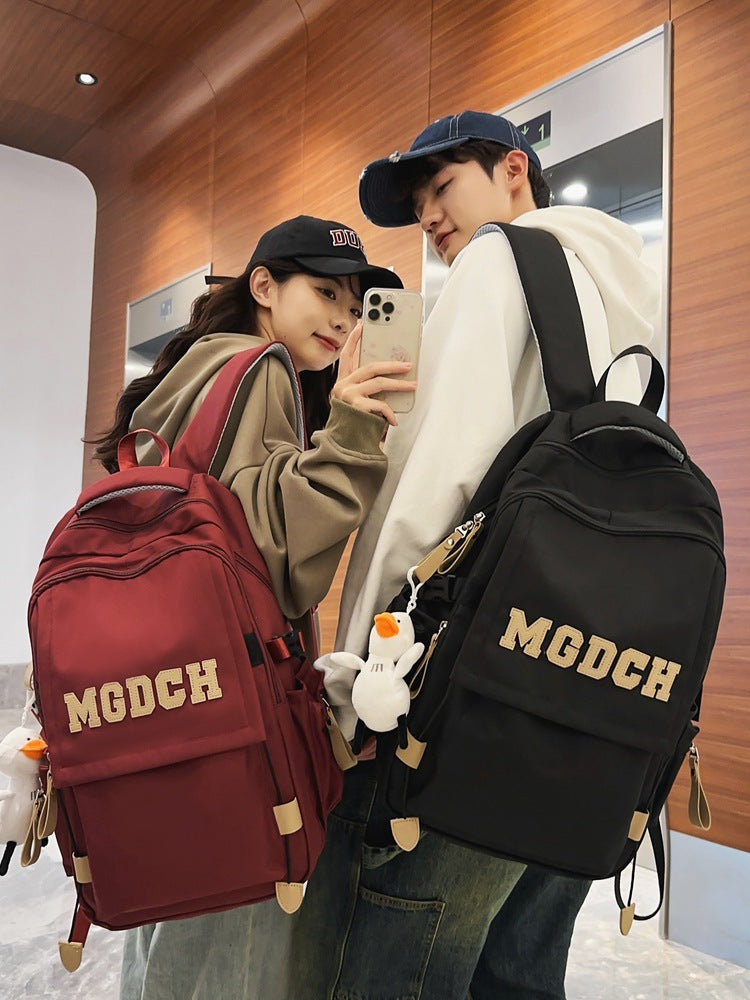 Women's & Men's Large Capacity Junior High Burden Reduction Leisure Backpack