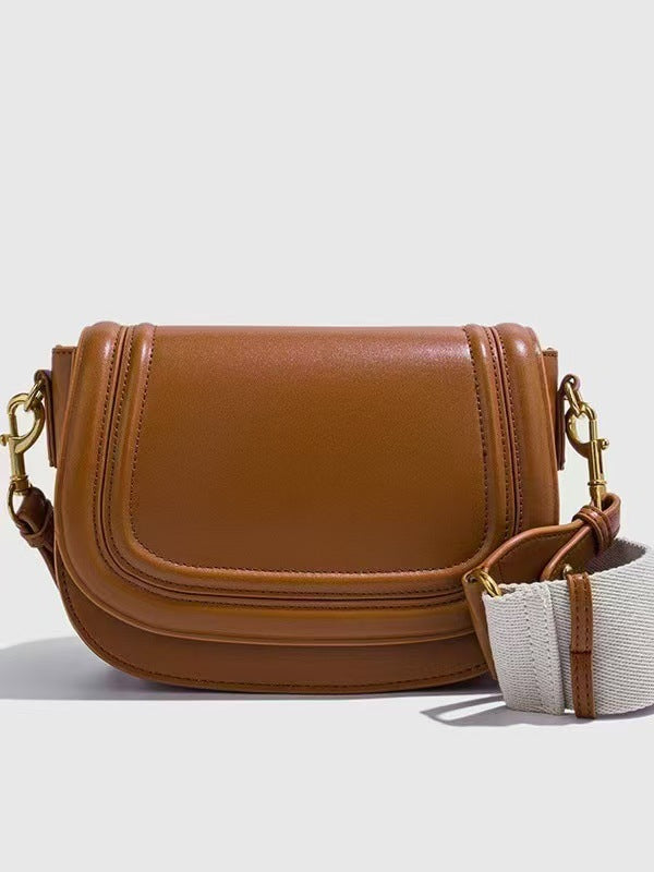 Women's Wide Strap Underarm Saddle Tide Bags
