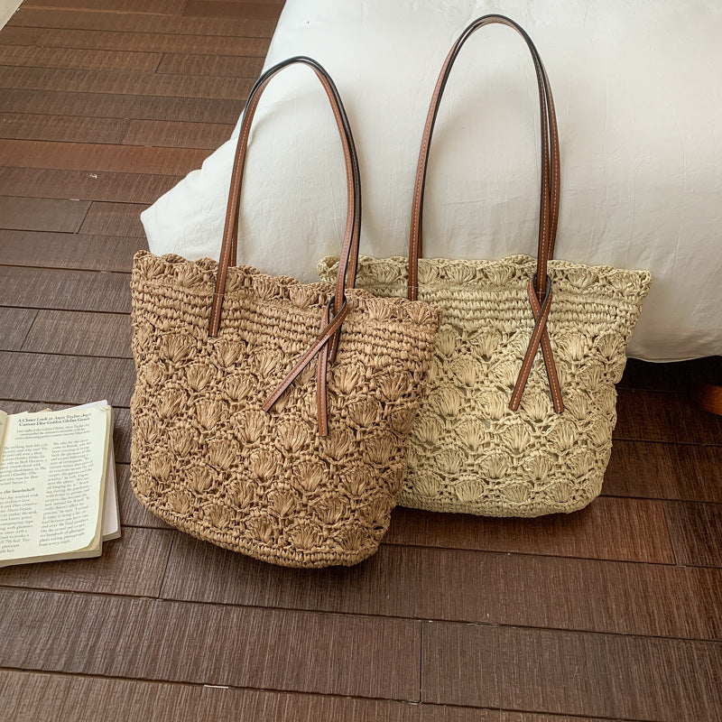 Women's Capacity Popular Summer Weaving Fashion Seaside Bags