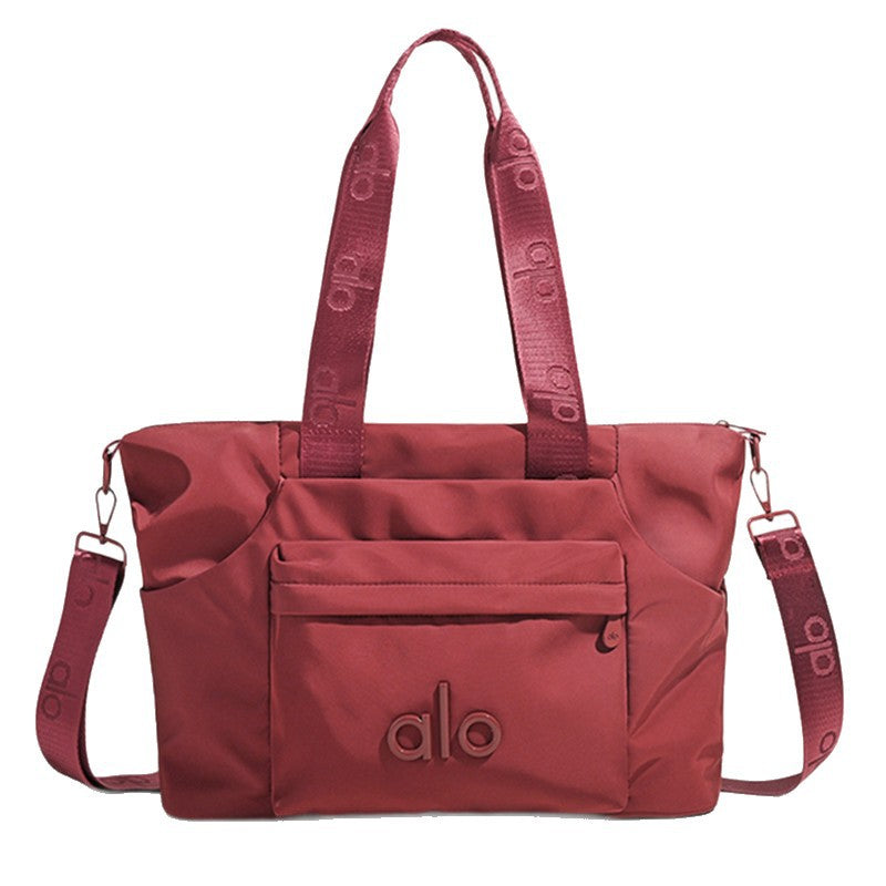 Women's Simple Yoga Fitness Fashion One Solid Women's Shoulder Bag