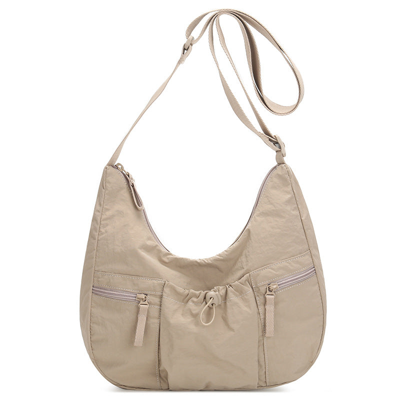 Women's Korean Fashion Simple Lightweight Large Capacity Drawstring Bags