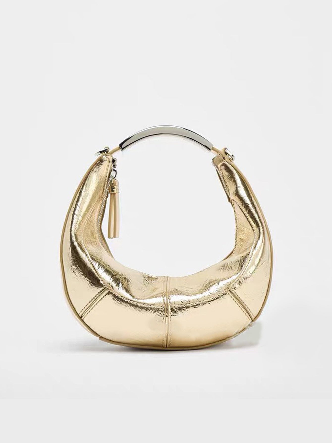 Retro Moon Stitching Design Metal Portable Handle