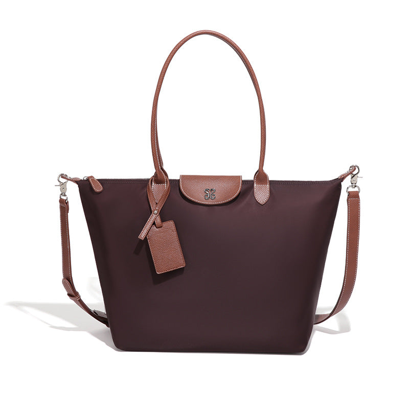 Nylon Large French Commuter Dumpling Capacity Oxford Tote Bag