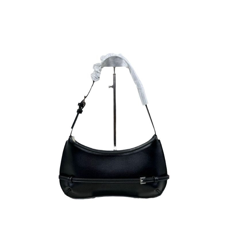 Women's French Minority Retro Stick Fashion Niche High Underarm Bag