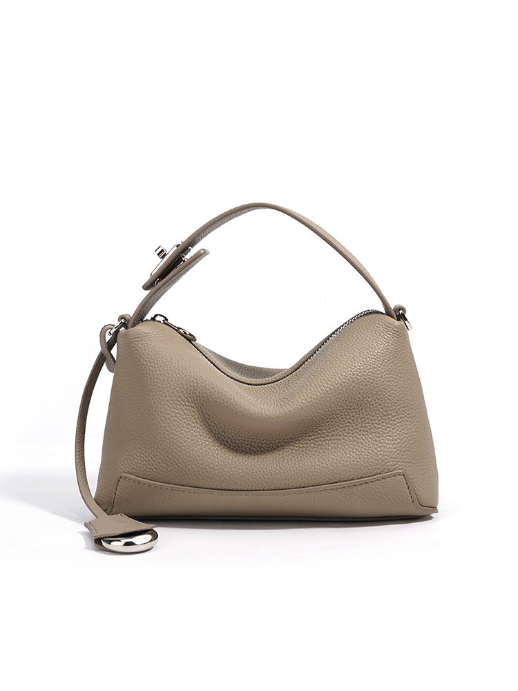 Women's French Style Cowhide Pillow High Sense Bags