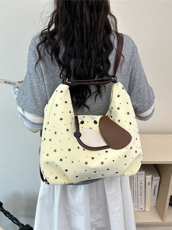 Children's Cartoon Cute Broken Star Miffy Rabbit Female Design Sweet Leisure Backpack
