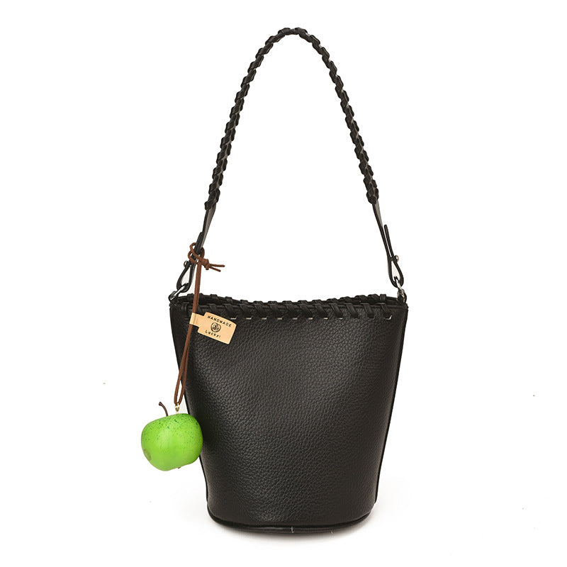 Fashion Underarm Simple Western Style Commuter Personalized Bucket Bag