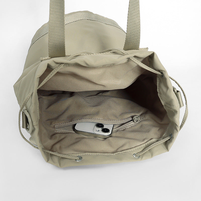 Drawstring Hand Large Capacity Strap Detachable Bucket Bag