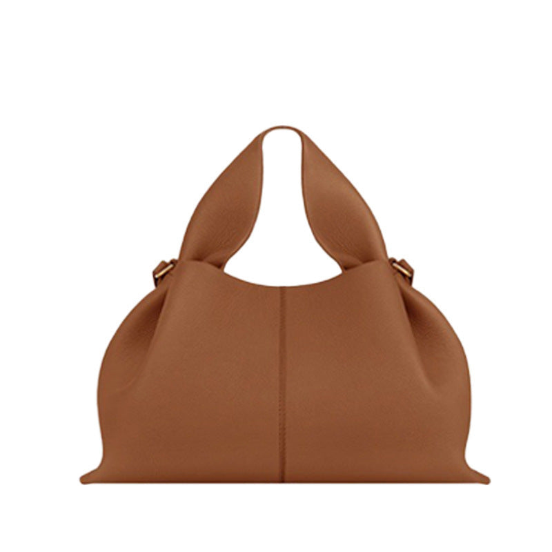 Pauline Cloud French Cowhide Design Dumpling Portable Women's Messenger Bag