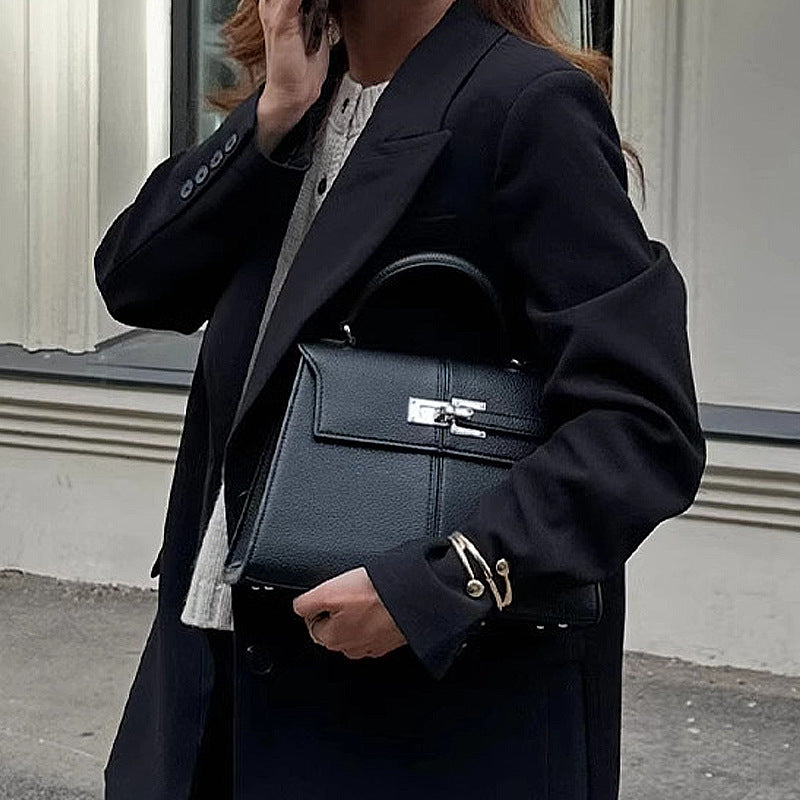 Women's Trapezoidal Kelly Trendy Versatile High Quality Women's Handbag