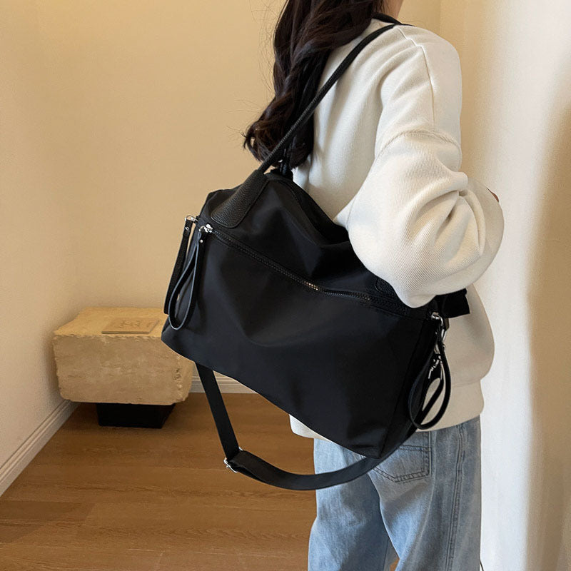 Women's Korean Style Nylon Cloth Large Capacity Fashion Underarm Women's Shoulder Bag