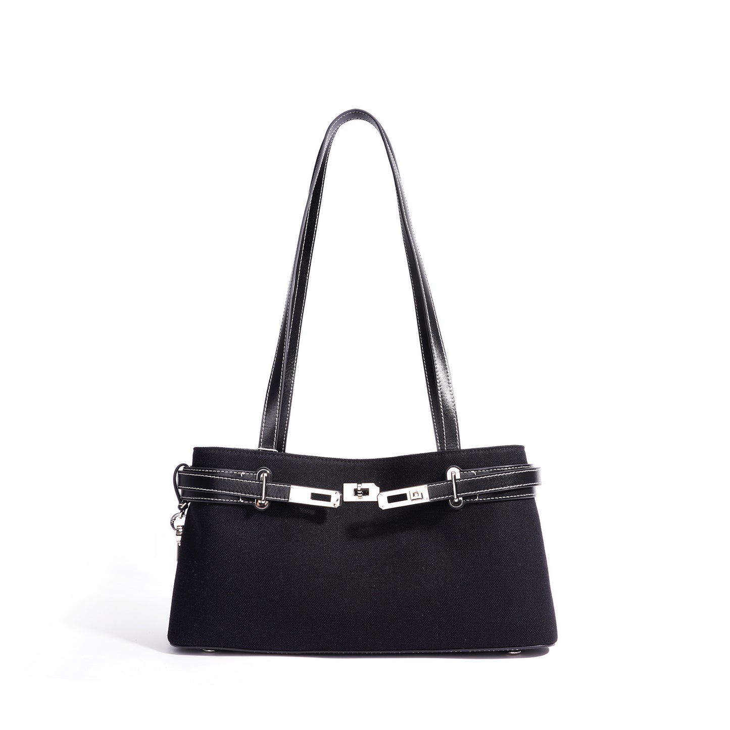 Niche Linen Versatile Underarm Korean Style Large Women's Shoulder Bag