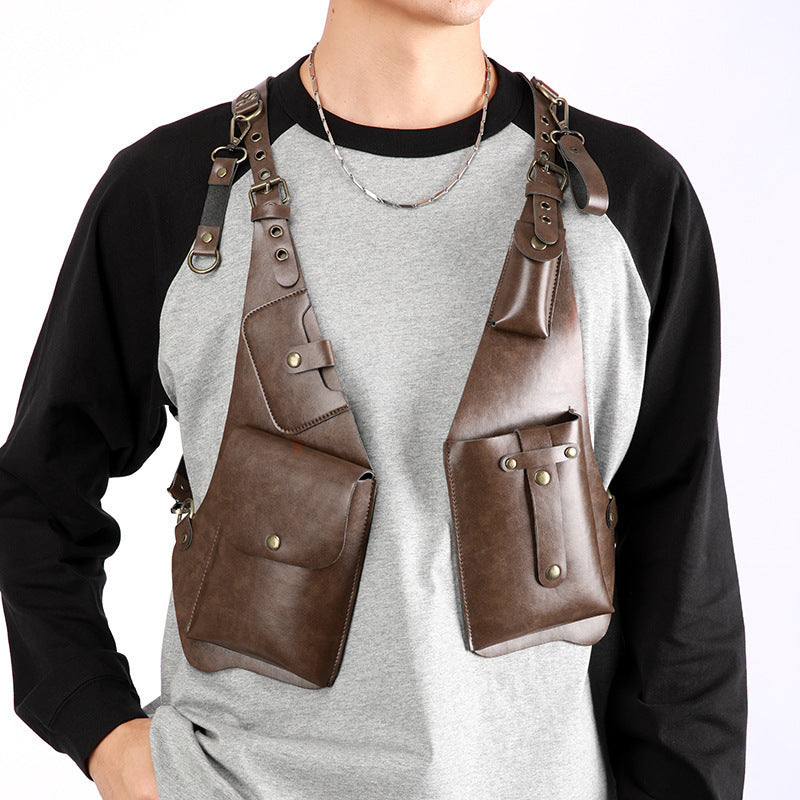 Men's Vest Mobile Underarm Multifunctional Combat Men's Messenger Bag