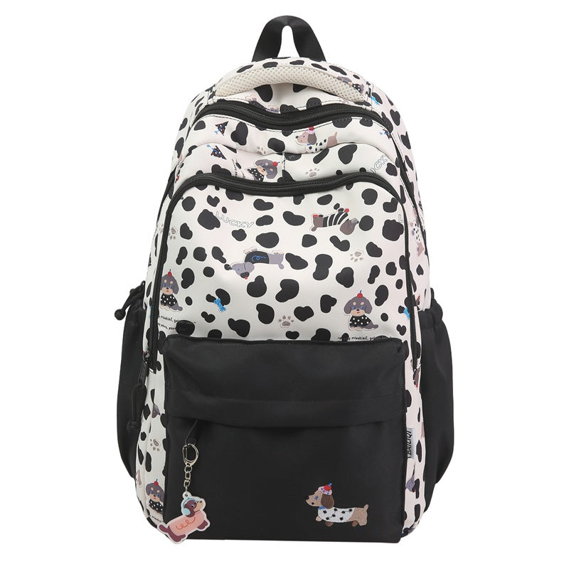 Style Junior High Sausage Dog Contrast Color Bags