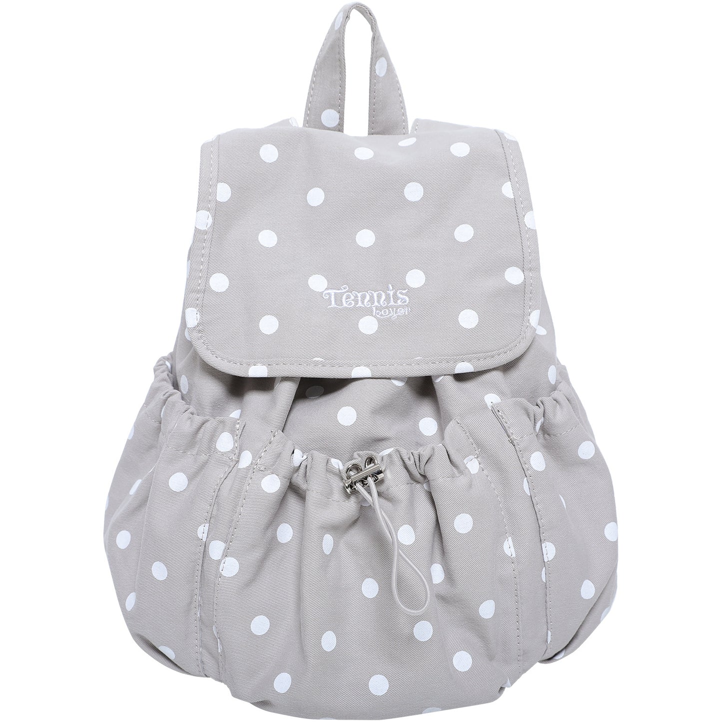 Korean Style Polka Dot Female Design Drawstring Backpacks