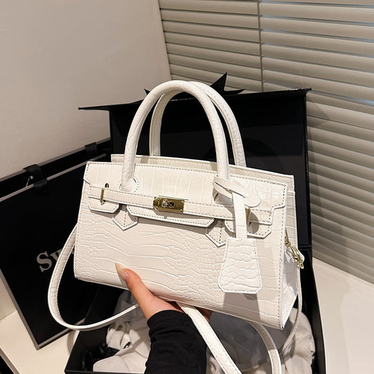Women's Fashion Crocodile Pattern Kelly Trendy Light Bags
