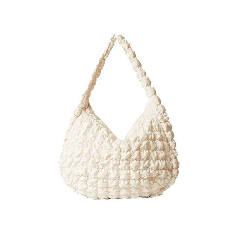Unique Beautiful Cloud Puff Pleated Portable Tote Bag