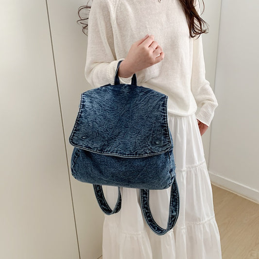 Popular Women's Denim Pillow Niche Street Bags