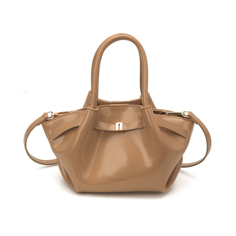 Spring Loose Large Capacity Portable Vegetable Basket Women's Shoulder Bag
