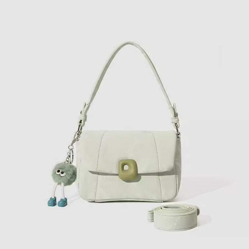 Niche High-grade Affordable Luxury Fashion Simple Soft Leather Portable Twisted Underarm Bag