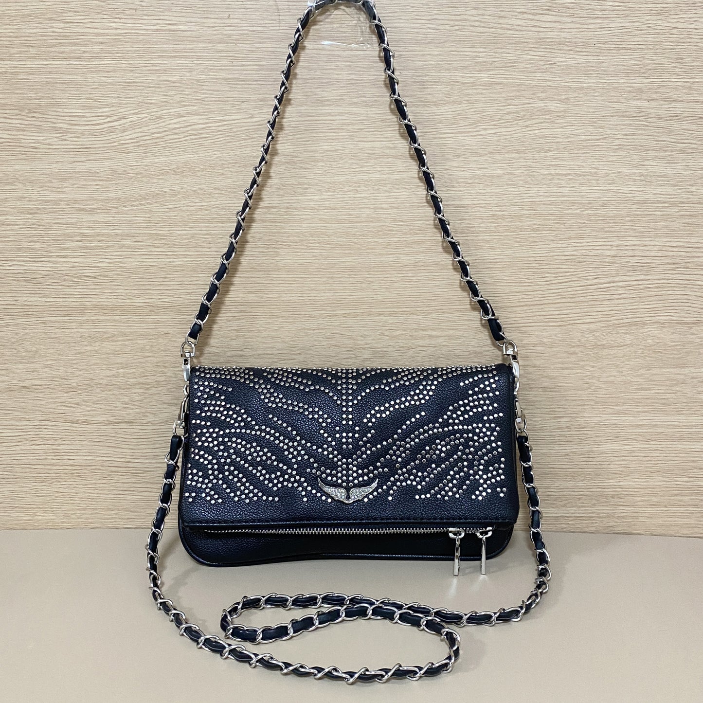 Women's Fashion Black Vintage Luxury Design Women's Messenger Bag