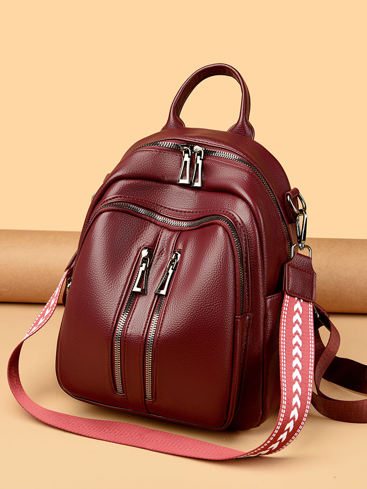 Women's Lychee Pattern Korean Style Trendy Stylish Backpacks
