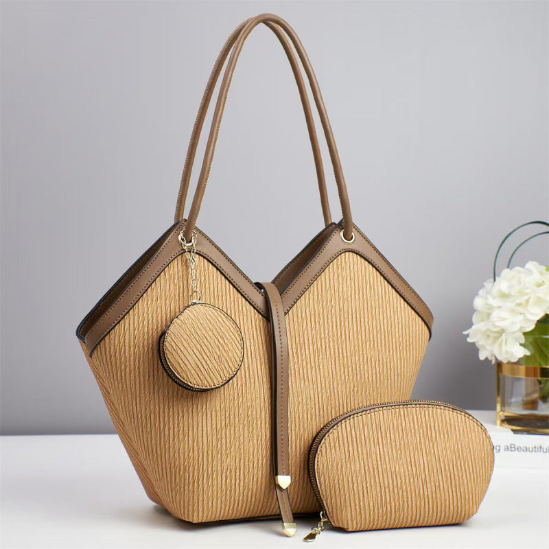 Charming Women's Big Graceful Korean Style Shoulder Bags