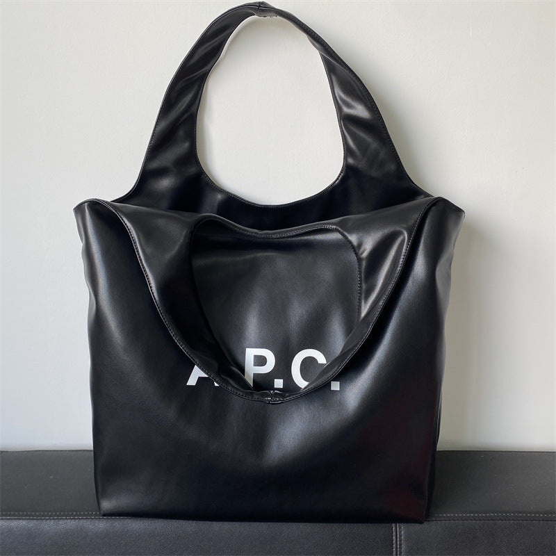 Women's & Men's Leather Canvas Shopping Handbags