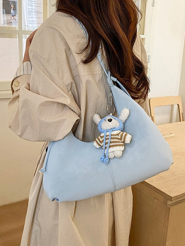 Women's Korean Style Fashion Large Capacity Summer Simple Underarm Bags