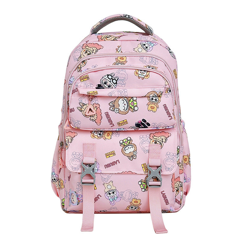 College Cartoon Lightweight Cute Versatile Large Capacity Junior Leisure Backpack
