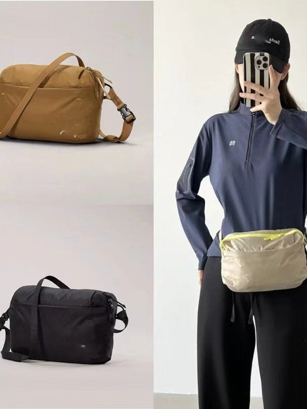 Women's & Men's Light Couple Leisure Embroidery Mark Bags
