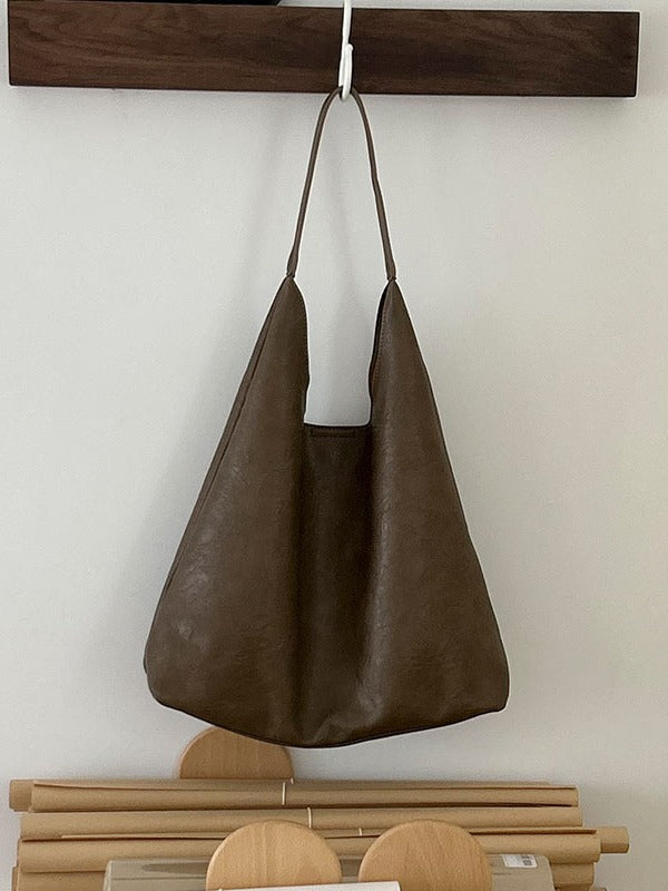Women's Large Capacity Korean High-grade Trendy Commute Tote Bags