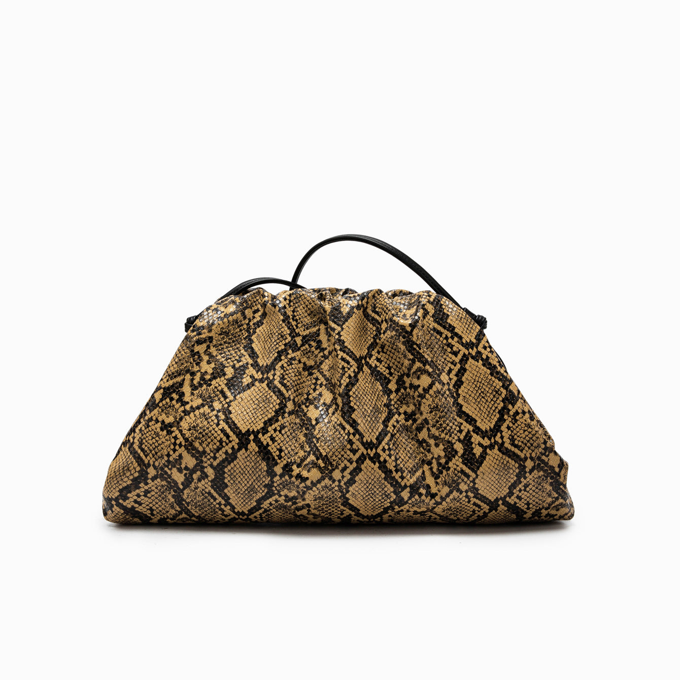 Beautiful Unique Women's Snakeskin Pattern Clip Women's Shoulder Bag