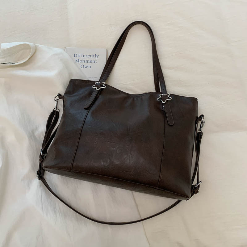 Capacity Female Retro Easy Matching Leisure Women's Messenger Bag