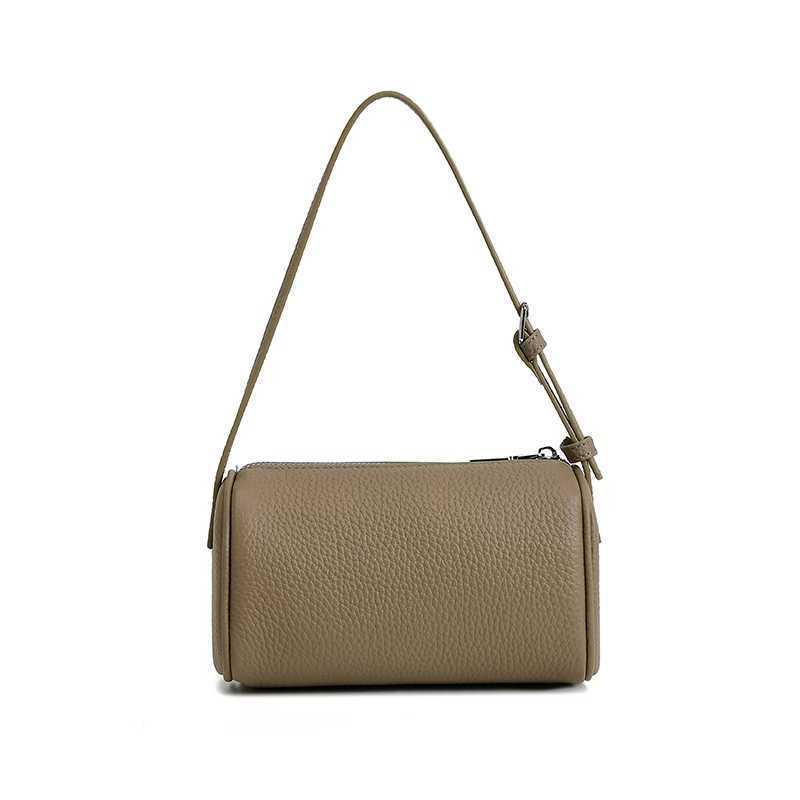 Women's Fashion Leather Pencil Design High-grade Cylinder Women's Messenger Bag