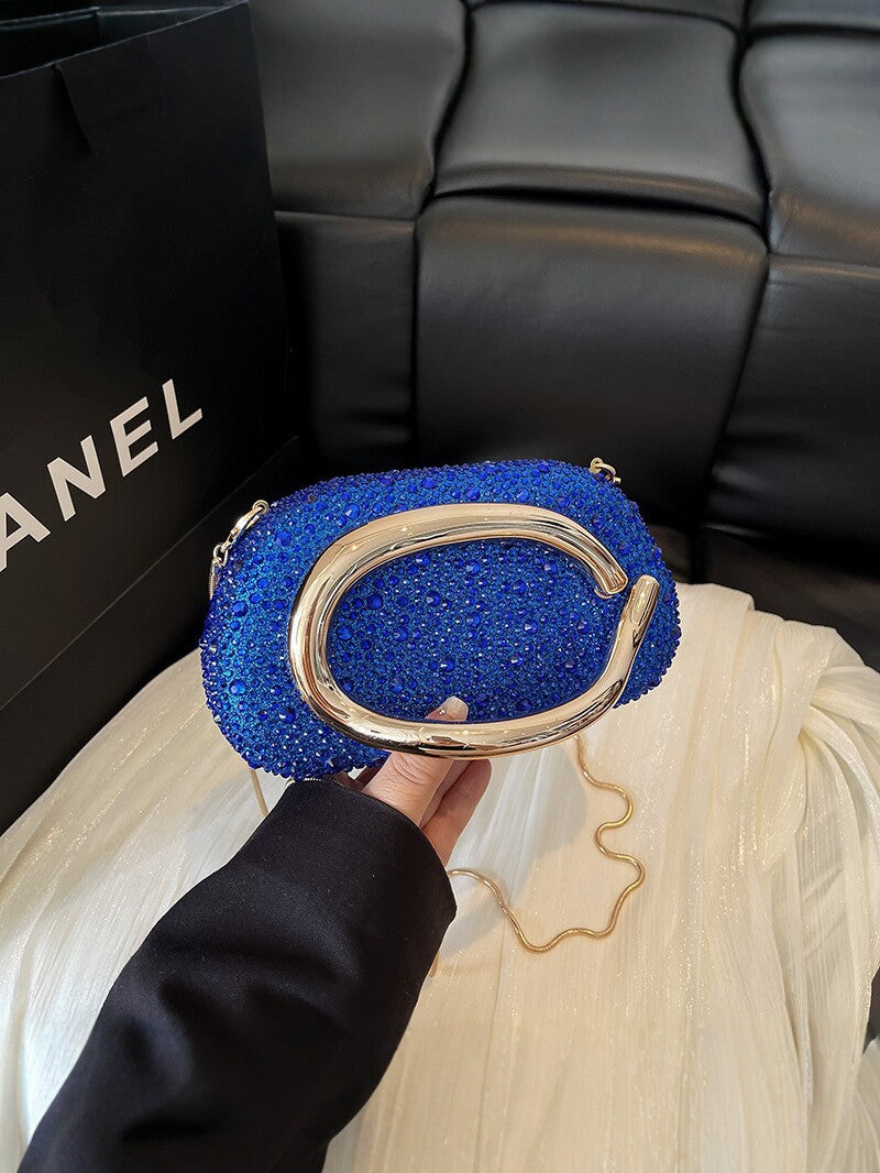Diamond High-grade Metal Chain Fashion Banquet Women's Shoulder Bag