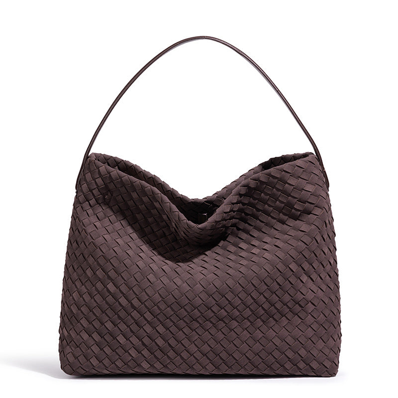 Women's Large Capacity Hand-woven Light Luxury High-grade Bags