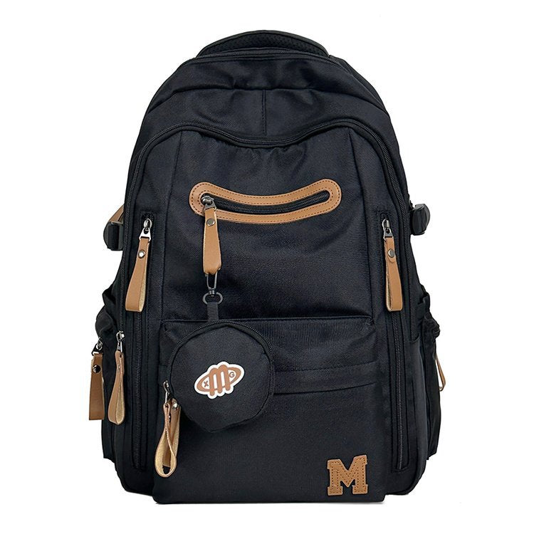 Women's & Men's Early High Large Capacity Neutral Commuter Computer Nylon Cloth Backpacks